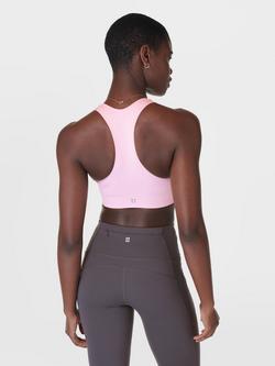 Sweaty Betty Stamina Seamless Sports Bra - view 2, Nerine Pink