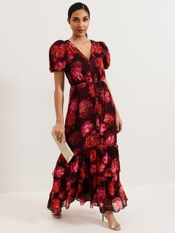 Phase Eight Petite Amaris Floral Dress, Multi, Multi