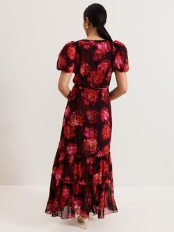 Phase Eight Petite Amaris Floral Dress, Multi - view 2, Multi