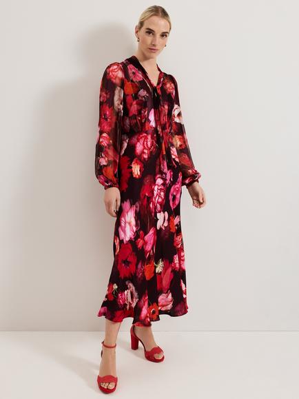 Phase Eight Eleni Floral Dress, Multi, Multi