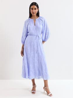 Phase Eight Liona Floral Dress, Blue, Blue