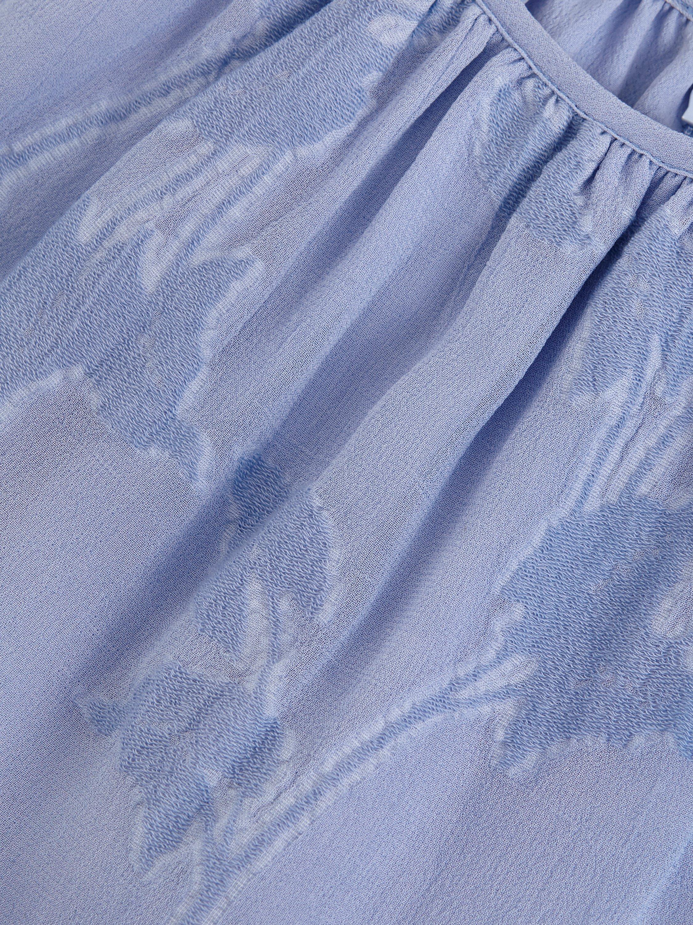 Product image 6 of 8, which shows Phase Eight Liona Floral Dress, Blue, 12