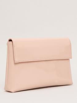 Phase Eight Patent Clutch Bag, Light Pink - view 2, Light Pink