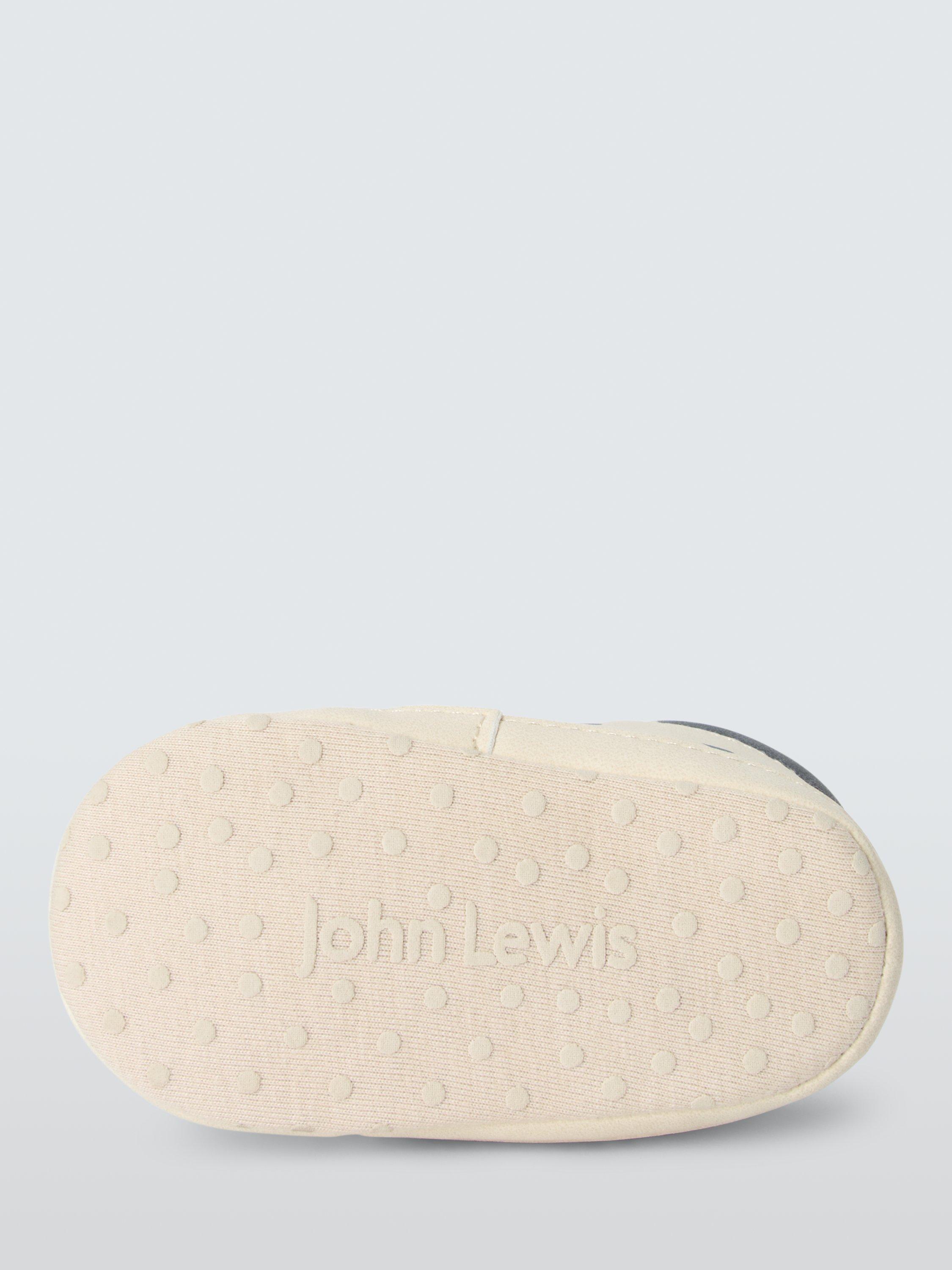 Product image 3 of 3, which shows John Lewis Baby Heart Pre-Walker Trainers, Multi, 0-3 months