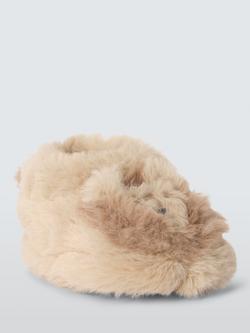 John Lewis Baby Lion Slippers, Multi, Multi