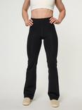 Girlfriend Collective High-Rise Compressive Flare Leggings, Black
