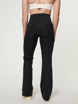 Girlfriend Collective High-Rise Compressive Flare Leggings, Black - view 2, Black