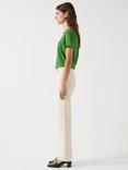 L.K.Bennett Vita Tape Trim T-Shirt, Green