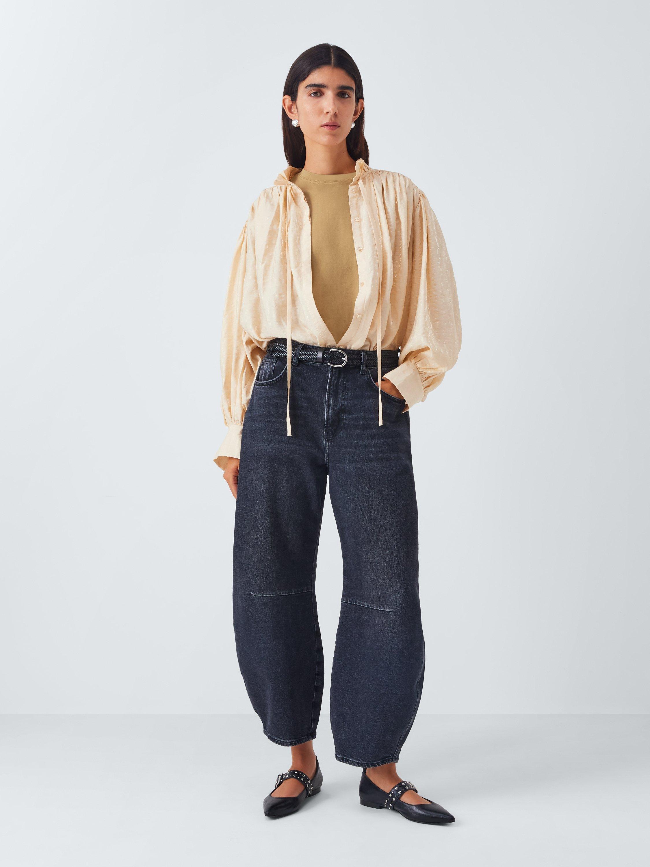 Product image 3 of 6, which shows AND/OR Authentic Crew Neck T-Shirt, Toffee, 6