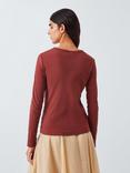 AND/OR Ribbed Long Sleeve Jersey Top