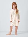 John Lewis Kids' Cat and Dog Nightdress, Pack of 2, Pink