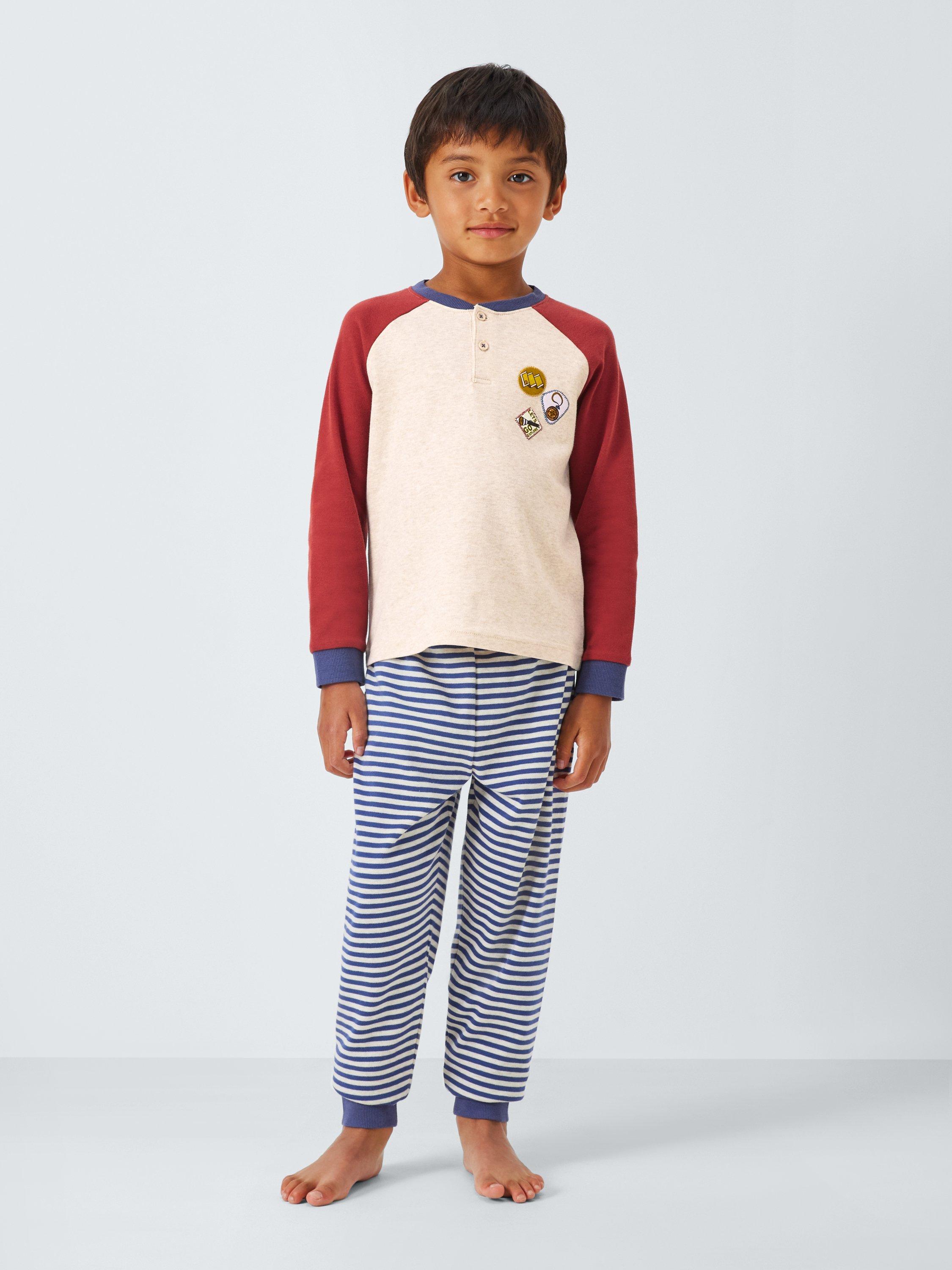 Product image 4 of 6, which shows John Lewis Kids' Hiking Pyjamas, Pack of 2, Multi, 3 years