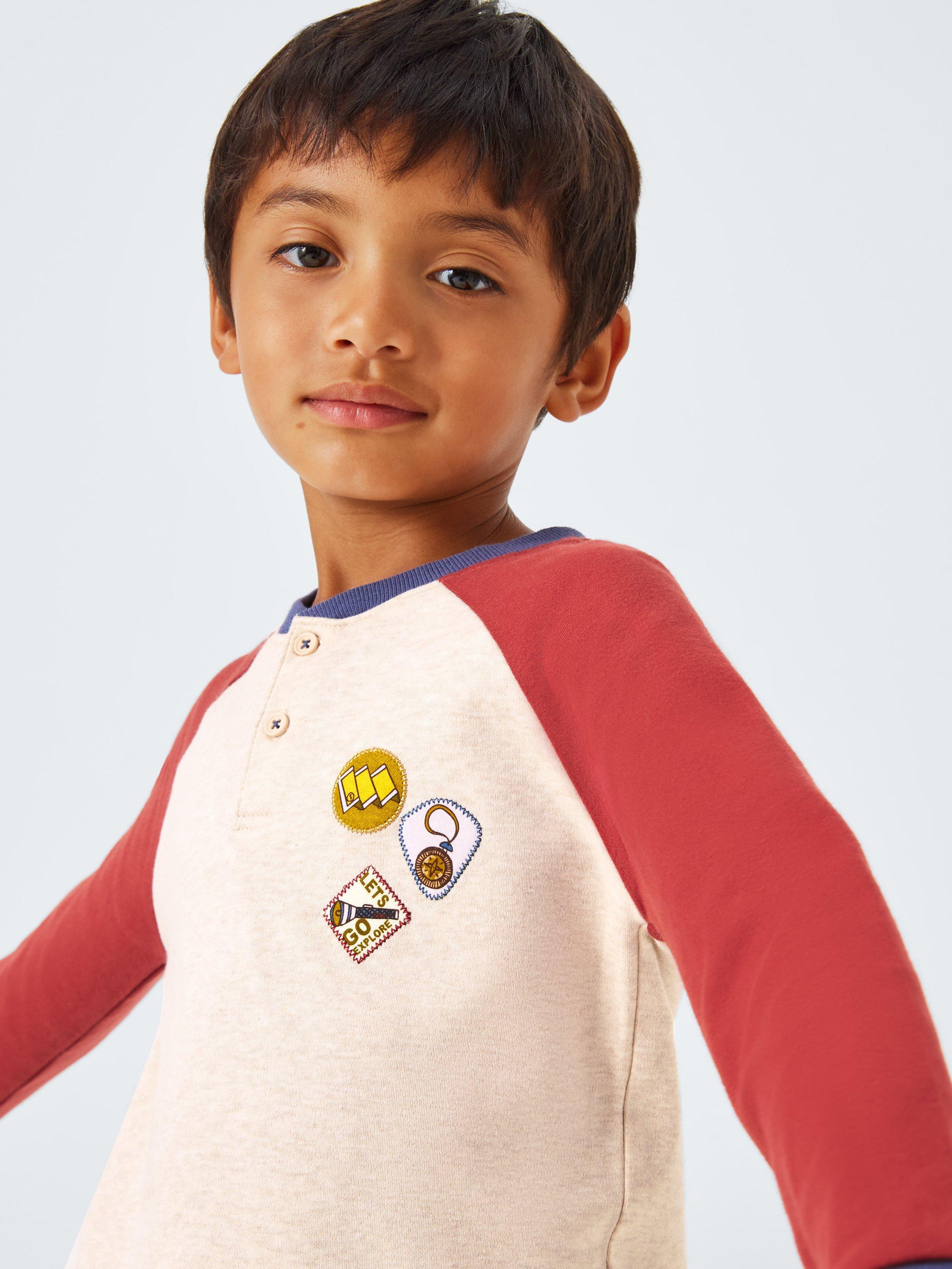Product image 6 of 6, which shows John Lewis Kids' Hiking Pyjamas, Pack of 2, Multi, 3 years