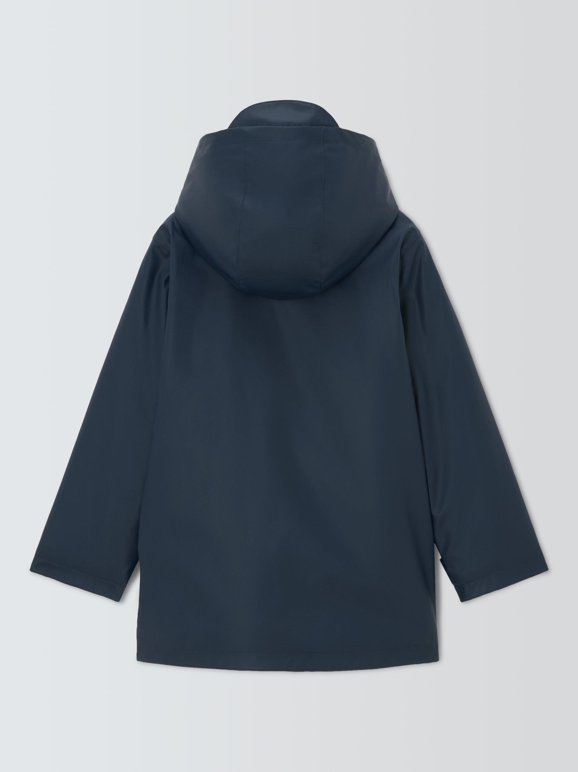 Product image 6 of 7, which shows John Lewis Kids' Shower Resistant Rain Mac, Navy, 3 years