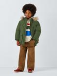 John Lewis Kids' Tech Water Resistant Parka, Khaki