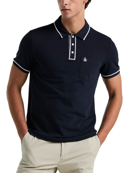 Original Penguin Earl Polo Shirt, Dark Sapphire