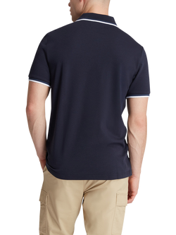 Original Penguin Cotton Blend Tipped Polo Shirt - view 2, Dark Sapphire