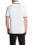 Original Penguin Cotton Blend Tipped Polo Shirt, Bright White