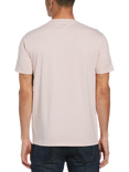 Original Penguin Organic Cotton Regular Fit Embroidered Logo T-Shirt, Parfait Pink