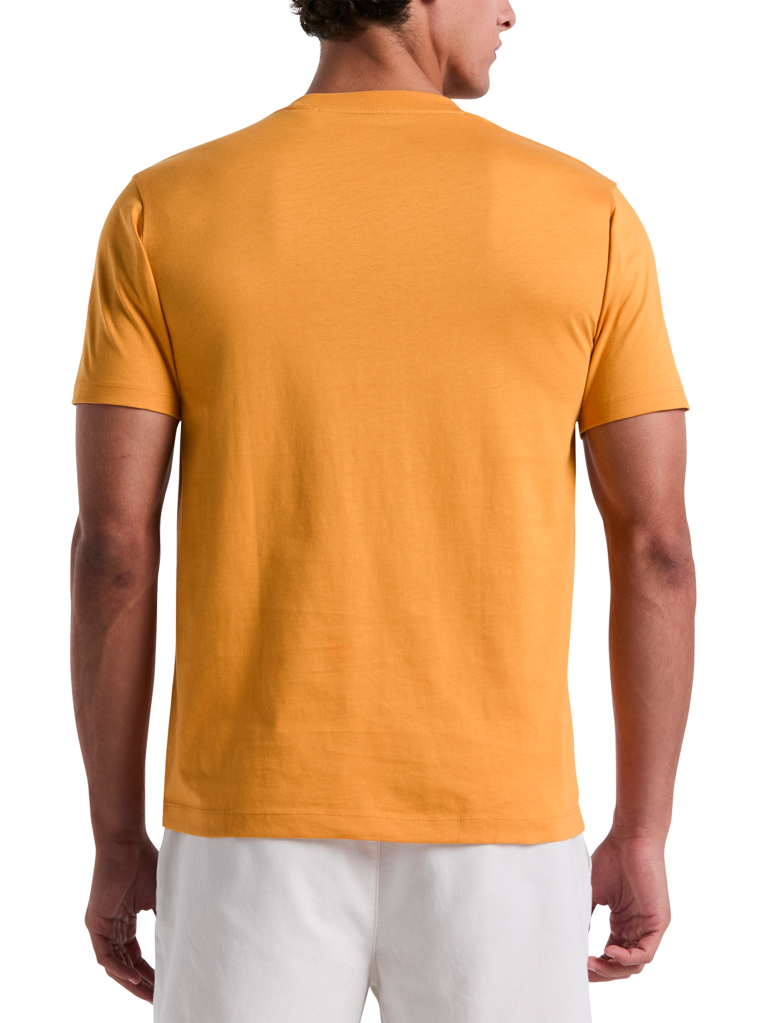 Product image 2 of 3, which shows Original Penguin Organic Cotton Regular Fit Embroidered Logo T-Shirt, Butterscotch, S