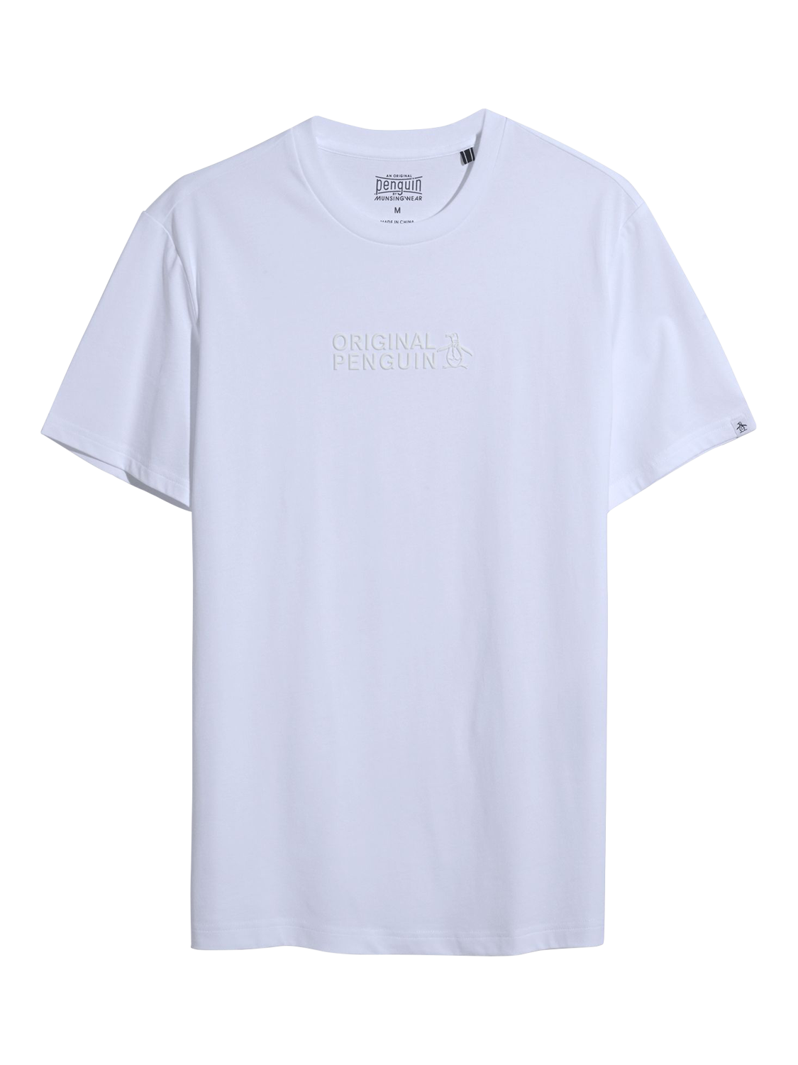 Product image 3 of 3, which shows Original Penguin Graphic Logo T-Shirt, Bright White, S