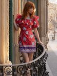 Queens of archive August Floral Mini Dress, Multi