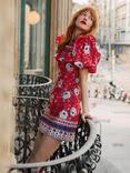 Queens of archive August Floral Mini Dress, Multi