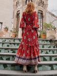 Queens of archive Maggie Floral Maxi Dress, Multi