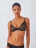 John Lewis Carmela Plunge Bra, Black