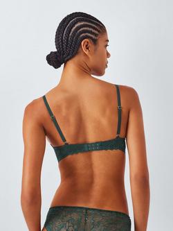 John Lewis Hallie High Apex Underwired Bra, Spruce Green - view 2, Spruce Green