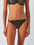 John Lewis Alexis Guipere Lace Thong, Black
