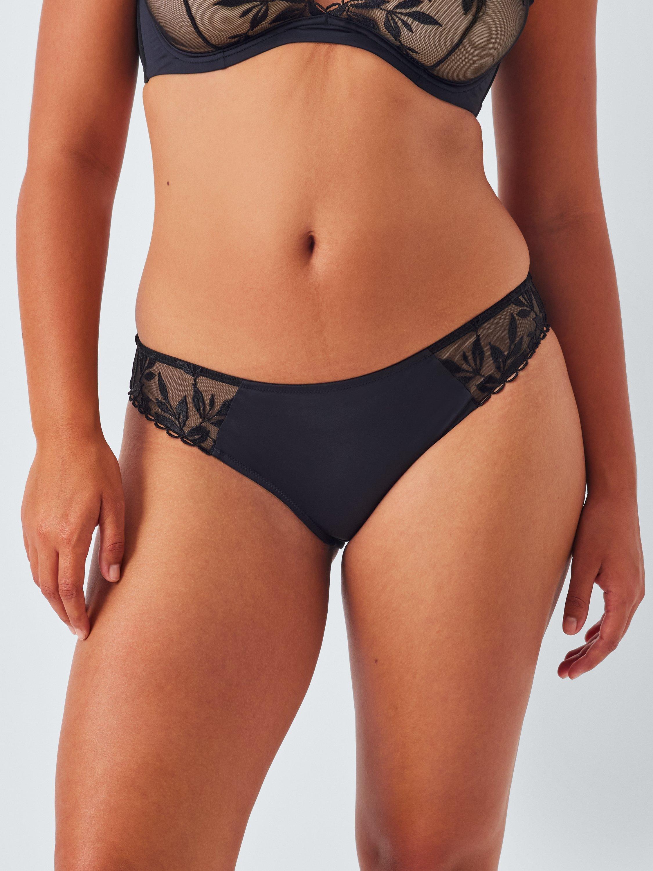 Product image 7 of 10, which shows John Lewis Carmela Brazilian Knickers, Black, 8