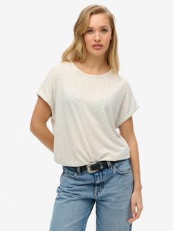 Superdry Studios Loose T-Shirt, Starlight Grey Marl