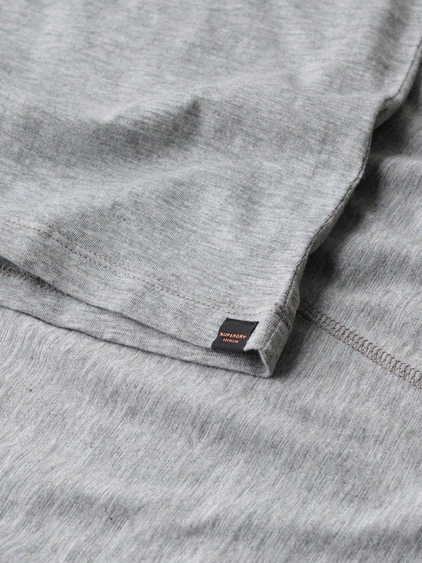 Product image 5 of 5, which shows Superdry Studios Dropped Shoulder T-Shirt, Smoke Grey Marl, 8