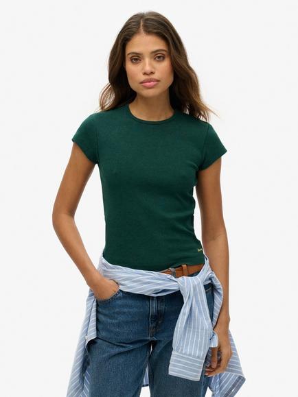 Superdry Athletic Essential T-Shirt, Enamel Green