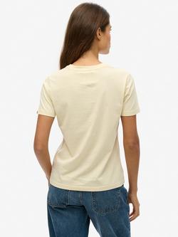 Superdry Vintage Logo Neon T-Shirt - view 2, Urban Cream