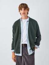 John Lewis Cashmere Rib Knit V-Neck Cardigan