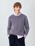 John Lewis Cashmere Crew Neck Waffle Texture Jumper