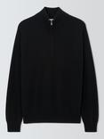 John Lewis Cashmere Half Zip High Neck Jumper