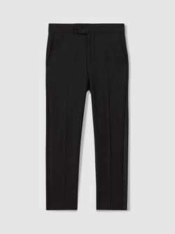 Reiss Kids' Knightsbridge Tailored Trousers, Black - view 2, Black