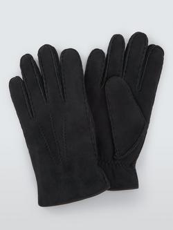 John Lewis Sheepskin Gloves, Black