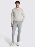 Moss Merino Zip-Neck Jumper