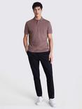Moss Regular Fit Pique Polo Shirt, Pink
