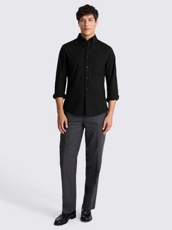 Moss Washed Oxford Shirt - view 2, Black