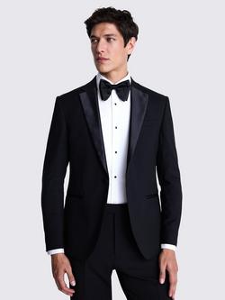 Moss Slim Fit Notch Lapel Tuxedo Jacket, Black
