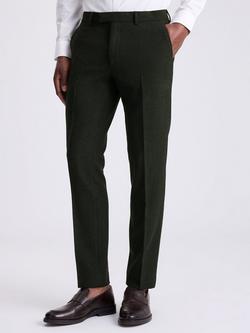 Moss Slim Fit Donegal Trousers, Khaki