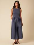 Nobody's Child Verity Organic Cotton Rich Dress, Navy