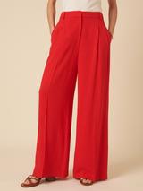 Nobody's Child Palazzo Wide Leg Trousers, Red