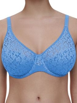 Chantelle Norah Comfort Underwired Bra - view 2, Antoinette Blue