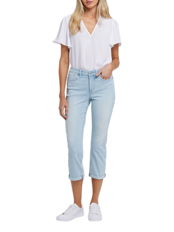 NYDJ Chloe Skinny Capri Jeans, Clear Water